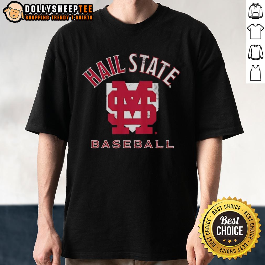Good Mississippi State Bulldogs NCAA Baseball Hall State Home Plate T-Shirt