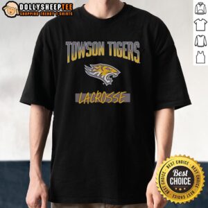 Good Towson Tigers X Lacrosse Hype V2 Logo Vintage T-Shirt