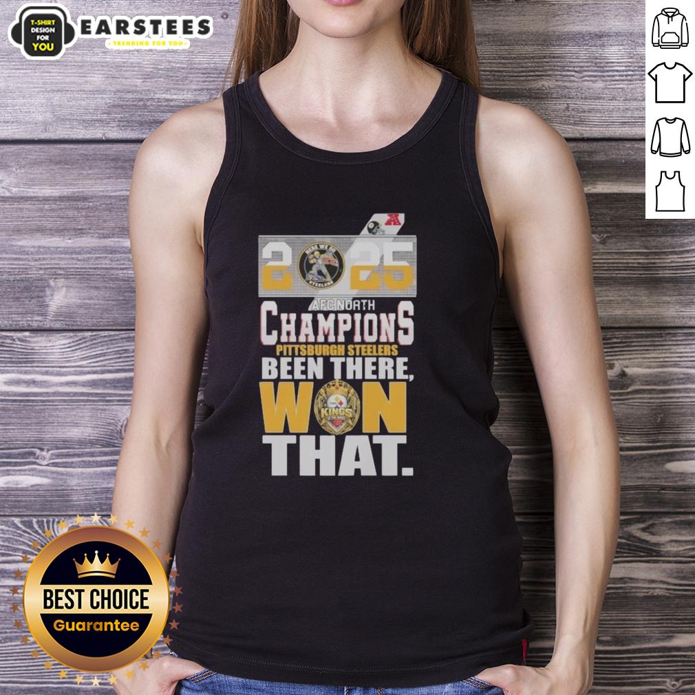 Nice Pittsburgh Steelers 2025 Afc North Champions Been There Won That T-Shirt - Image 4