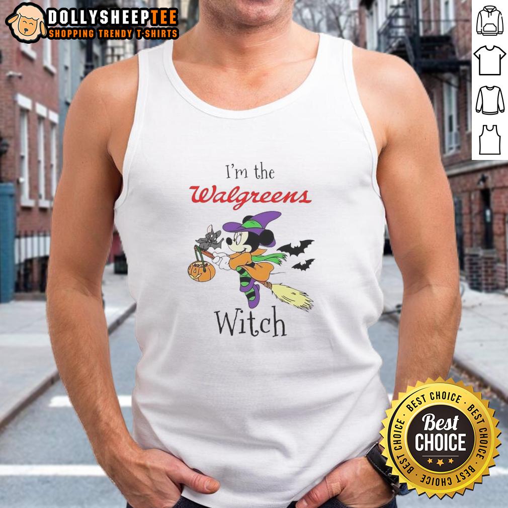 Top Minnie Mouse I'm Walgreen Witch Trick Or Treat Halloween T-Shirt - Image 4