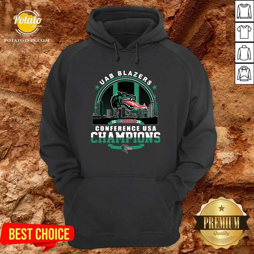 Awesome Uab Blazers C-USA 2020 Conference Usa Champions Shirt - Image 5