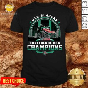 Awesome Uab Blazers C-USA 2020 Conference Usa Champions Shirt
