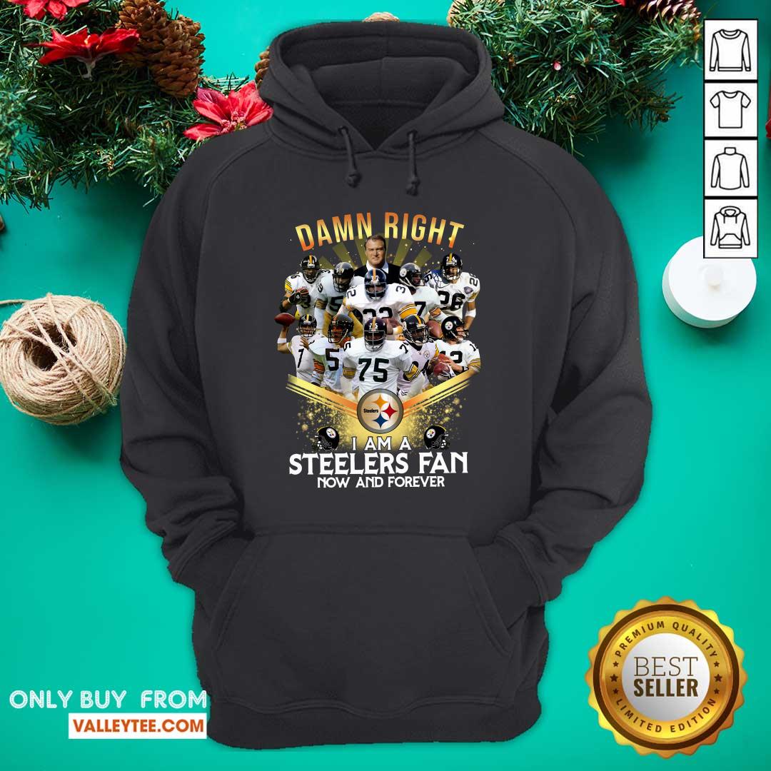 Cool 2020 Damn Right I Am A Steelers Fan Now And Forever Shirt - Image 3