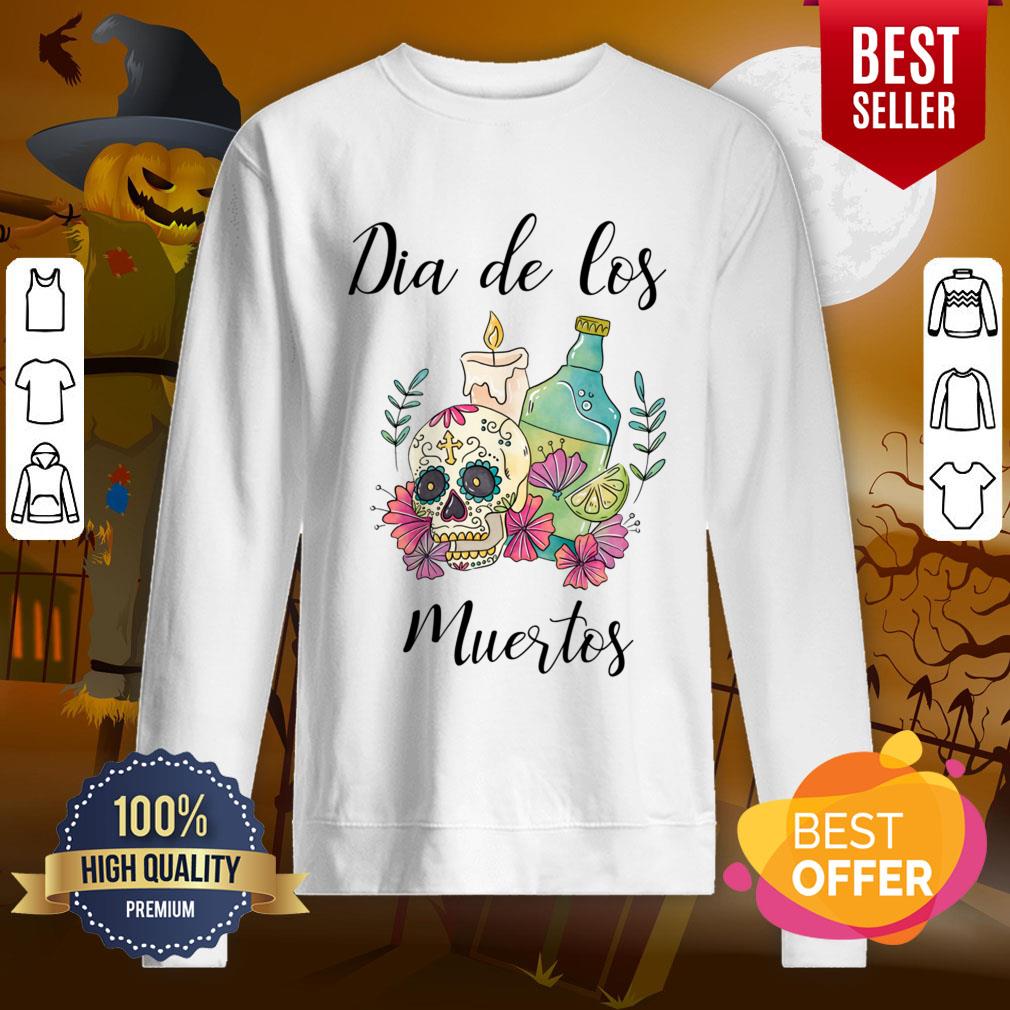 Dia De Los Muertos Day Of The Dead Sugar Skull Shirt - Image 4