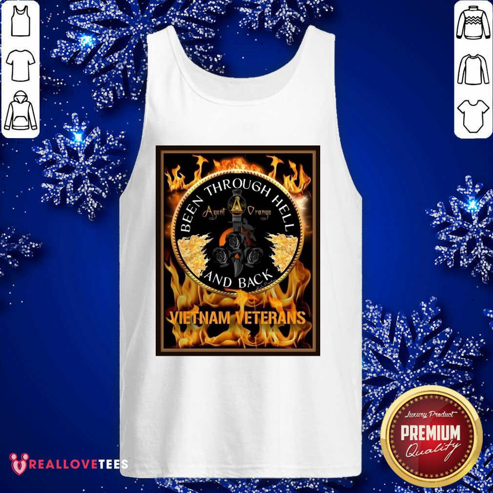 Premium Been Through Hell Agent Orange And Back Vietnam Veterans Shirt - Image 2