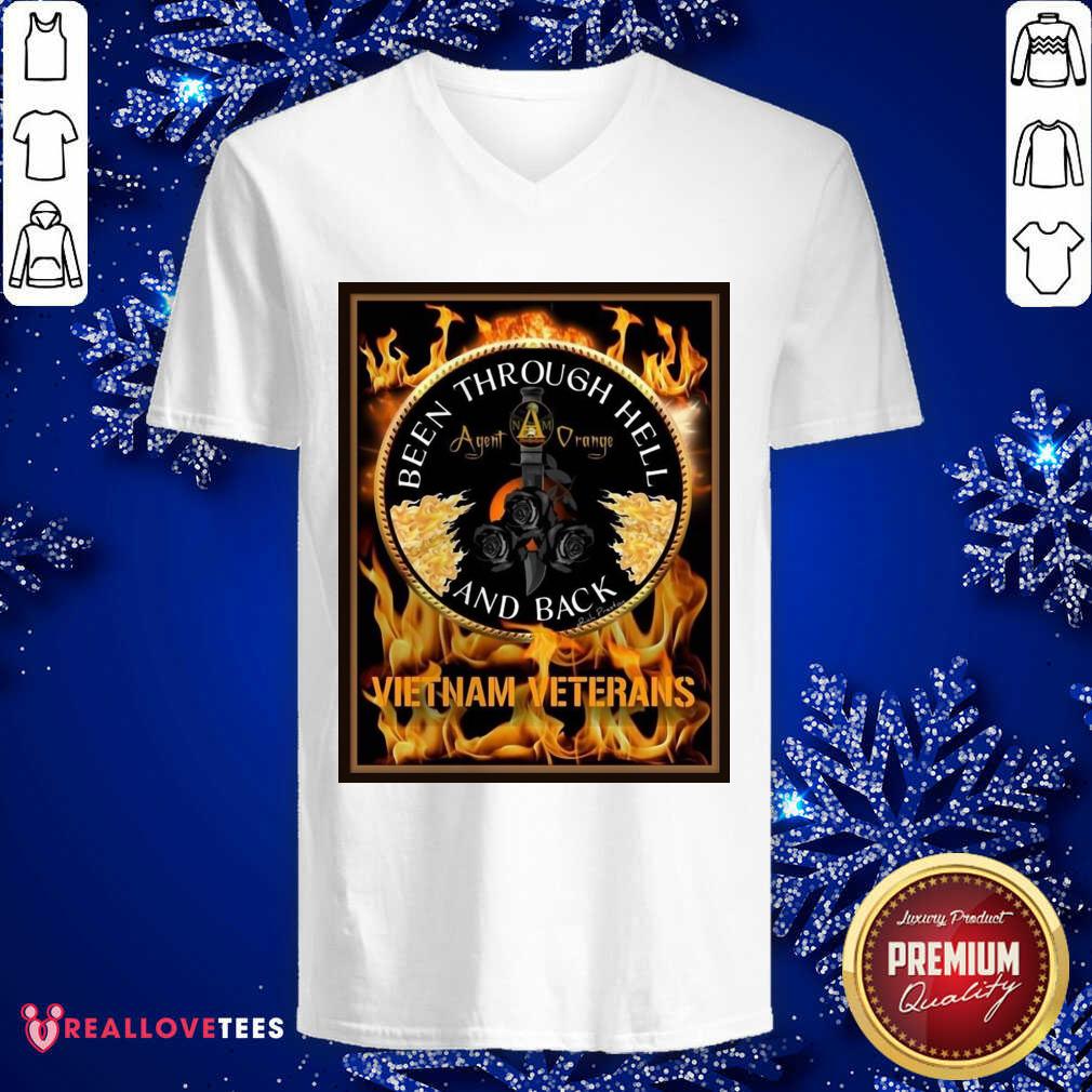 Premium Been Through Hell Agent Orange And Back Vietnam Veterans Shirt - Image 5
