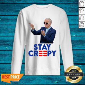 Alternative view of Beautiful President Joe Biden Stay Creepy Shirt