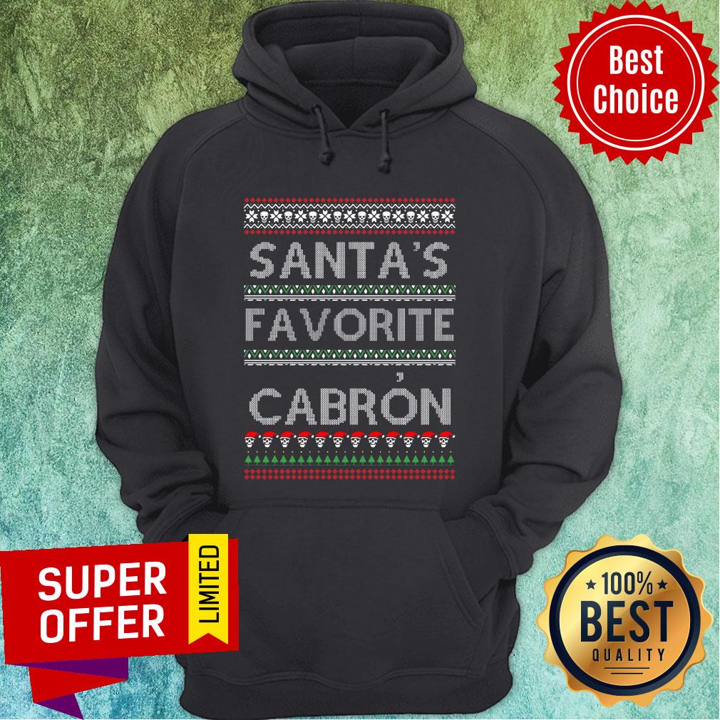 Top Santa'S Favorite Cabron Ugly Christmas Shirt - Image 2