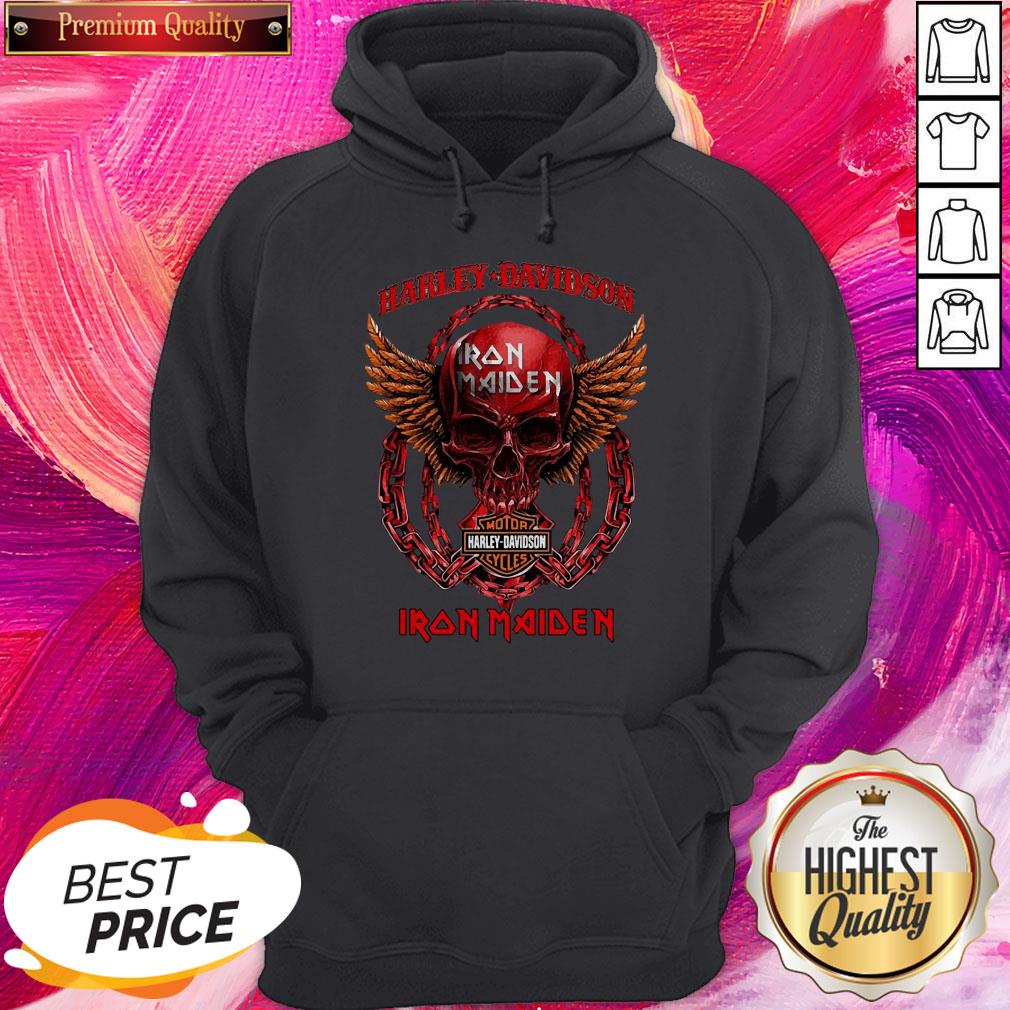 Skull Motor Harley Davidson Iron Maiden Halloween Shirt - Image 5