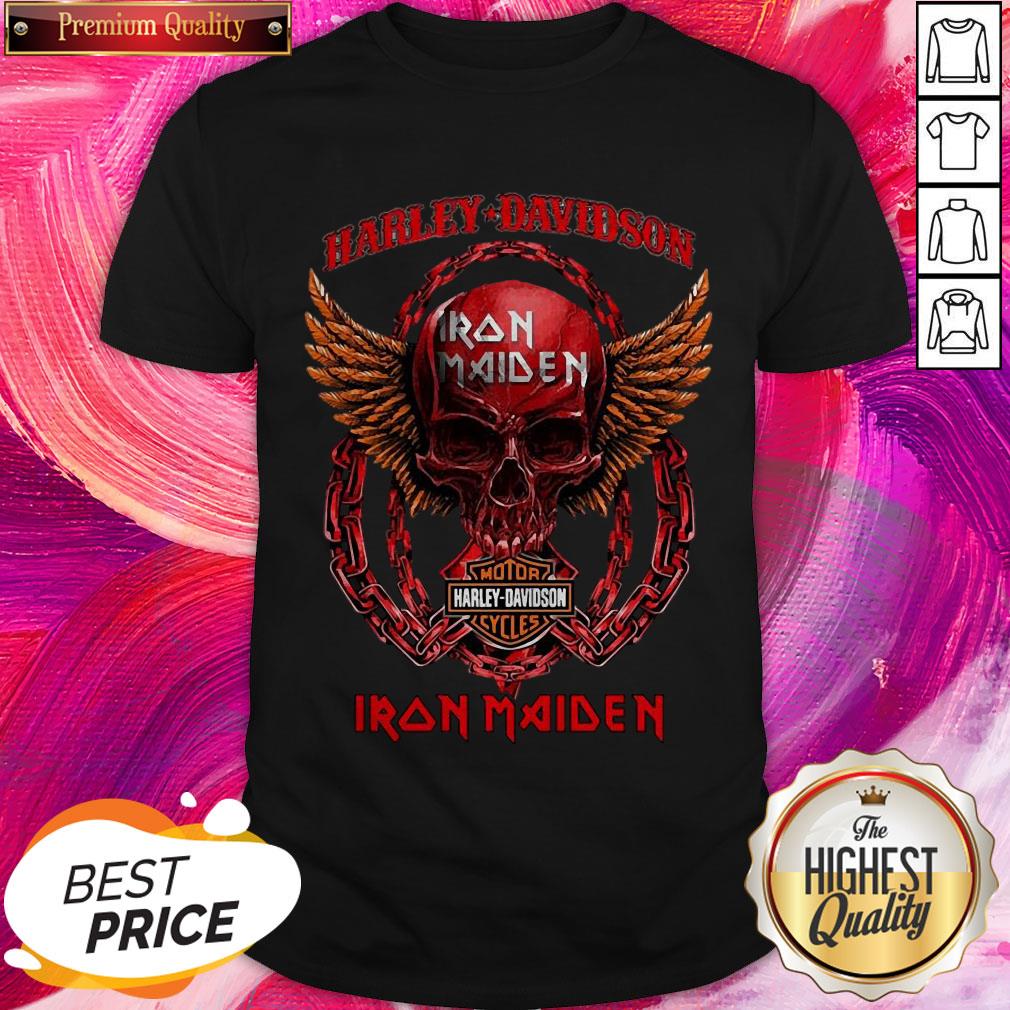 Skull Motor Harley Davidson Iron Maiden Halloween Shirt
