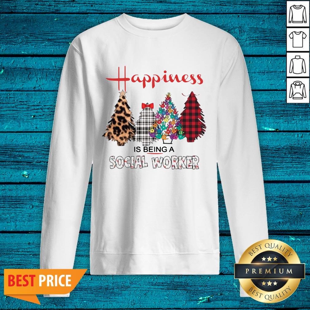 Luxury Happiness Is Being A Social Worker Shirt - Image 2