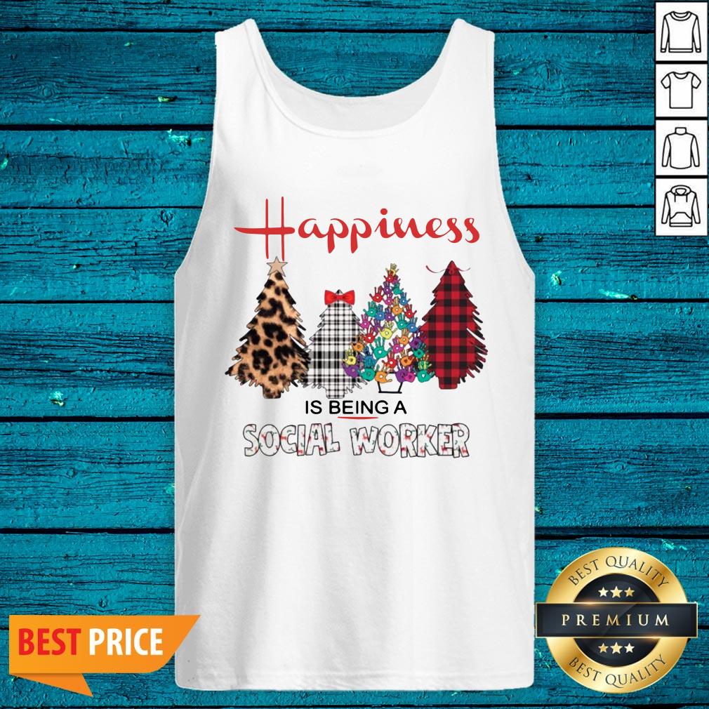 Luxury Happiness Is Being A Social Worker Shirt - Image 5