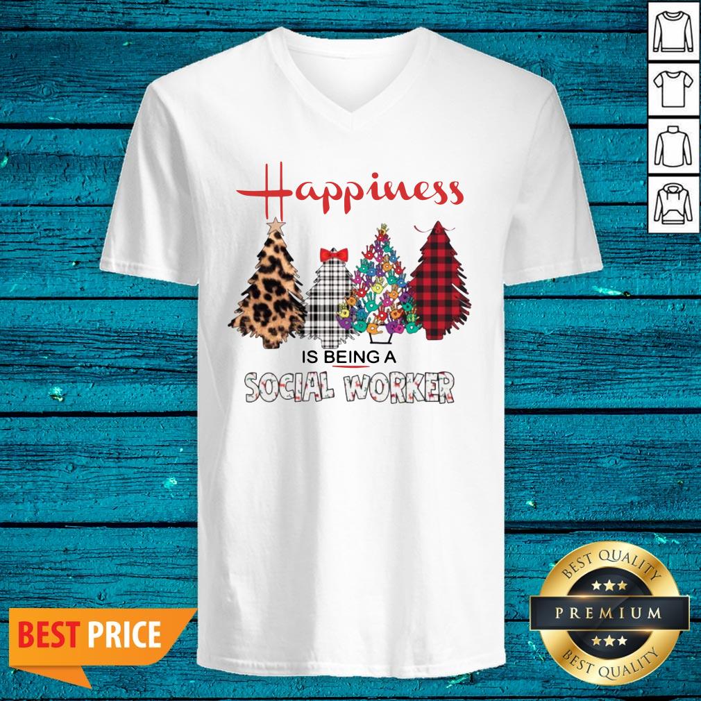 Luxury Happiness Is Being A Social Worker Shirt - Image 4