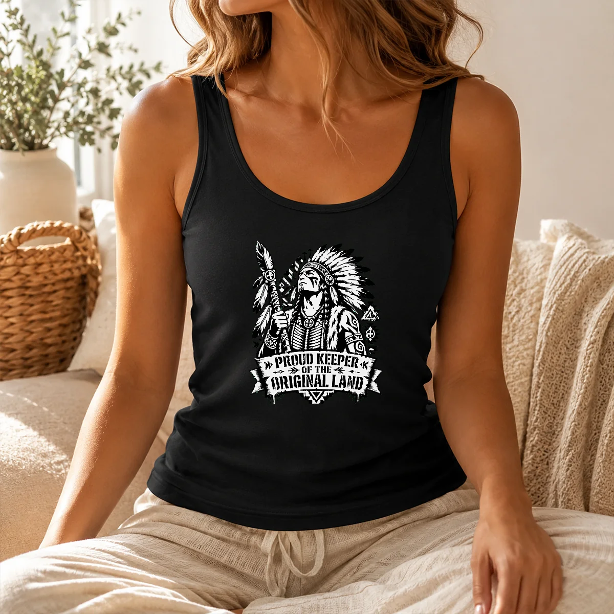 Hot Original Indigenous Peoples Day Proud Keeper Stencil Shirt - Image 3