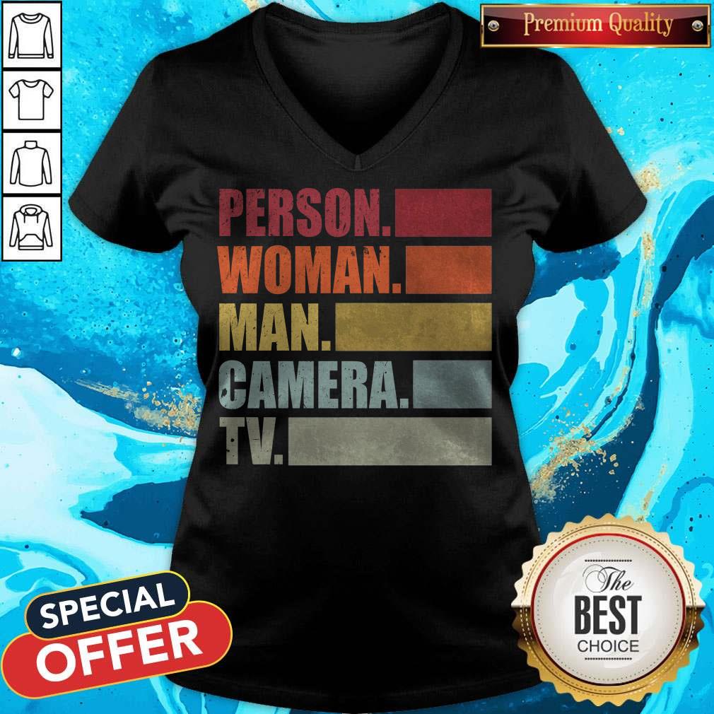 Donald Trump’s Crazy Cognitive Test Word Association T-Shirt Person. Woman. Man. Camera. TV Shirt - Image 4