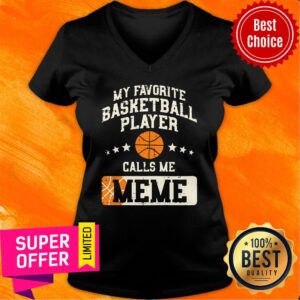 Alternative view of My Favorite Basketball Player Call Me Meme Shirt