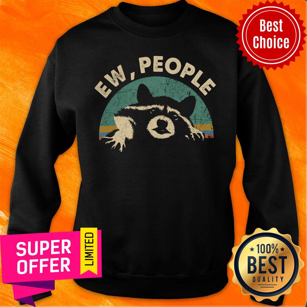 Raccoon Ew People Vintage Shirt - Image 5