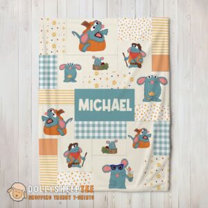 Official Top Nice Ratatouille Tutter Mood Patchwork Blanket Fleece Customized Blanket