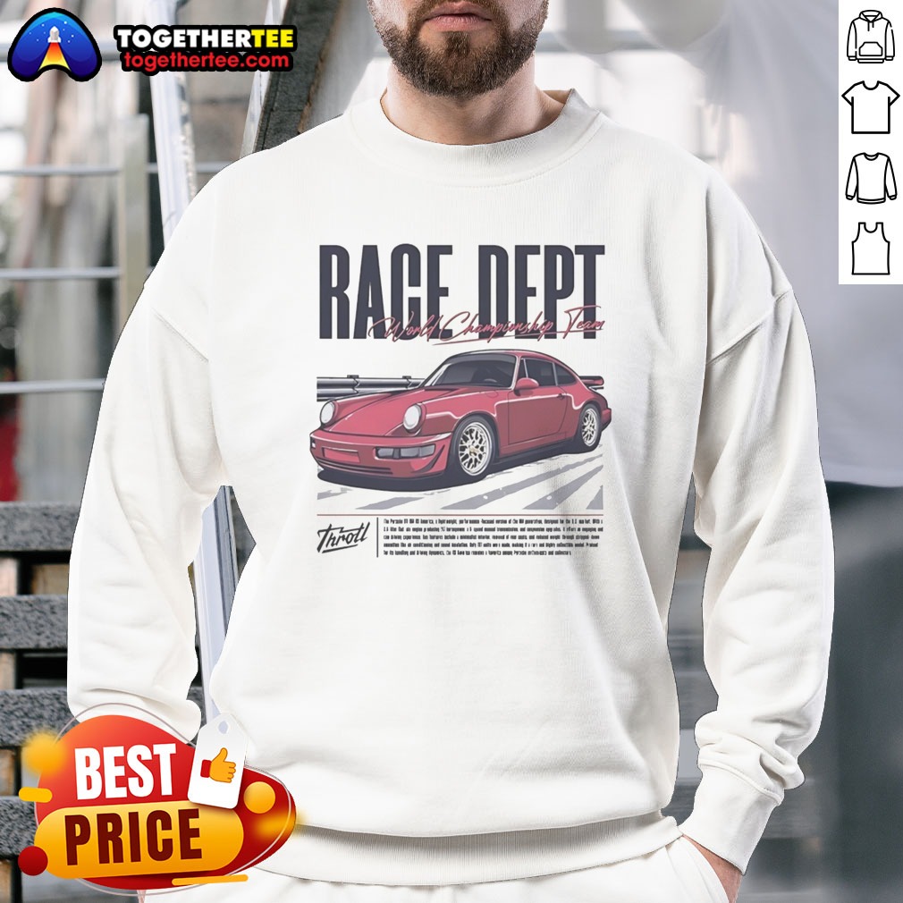 Good Throtl Race Dept Porsche 911 World Championship Team Shirt - Image 4