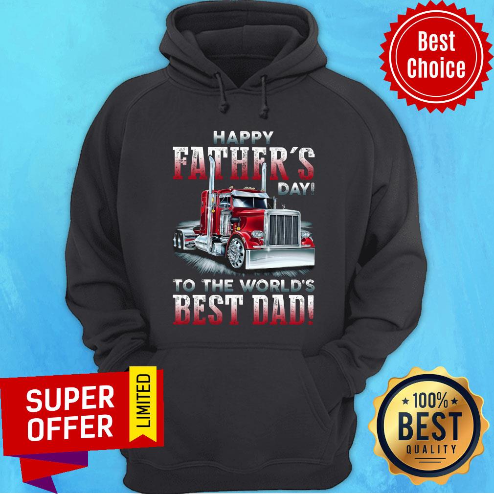Trucker Happy Father's Day To Worls's Best Dad Shirt - Image 4