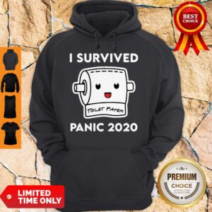 Alternative view of Nice I Survived Panic 2020 Toilet Paper Shirt