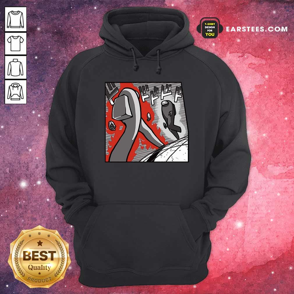 Original Among Us Merch Store Among Us Menacing US T-Shirt - Image 2
