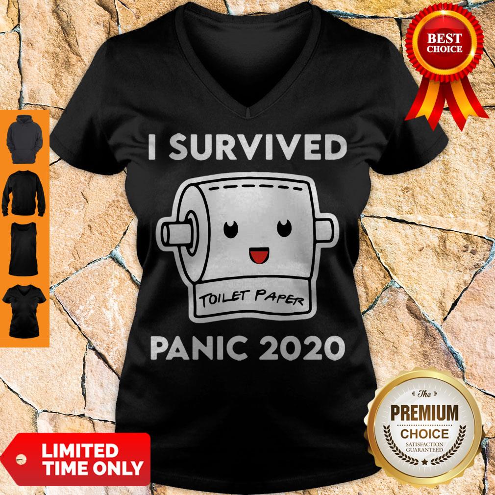 Nice I Survived Panic 2020 Toilet Paper Shirt - Image 5