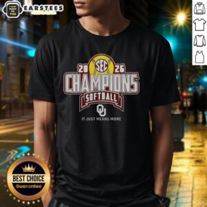 Good Oklahoma Softball Back To Back Sec Regular Season 2026 Champions T-Shirt