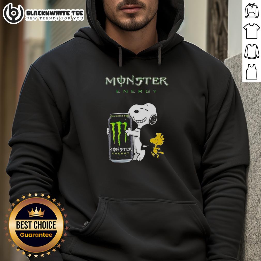 Nice Snoopy And Woodstock X Monster Energy T-Shirt - Image 2