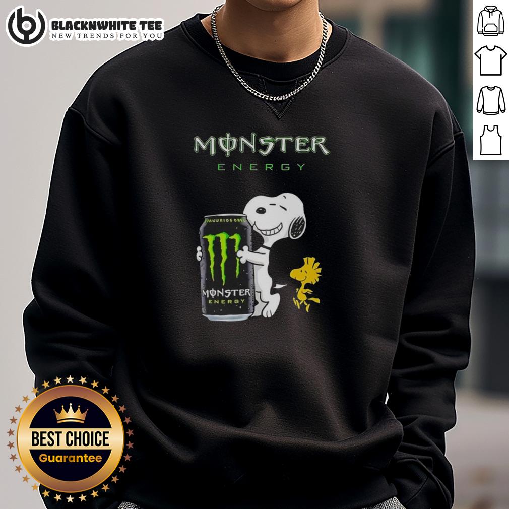 Nice Snoopy And Woodstock X Monster Energy T-Shirt - Image 5