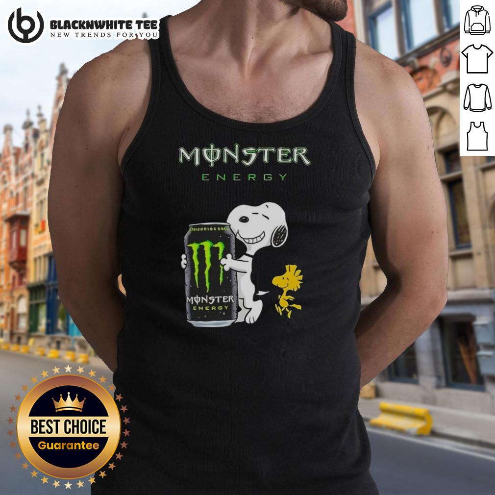 Nice Snoopy And Woodstock X Monster Energy T-Shirt - Image 4