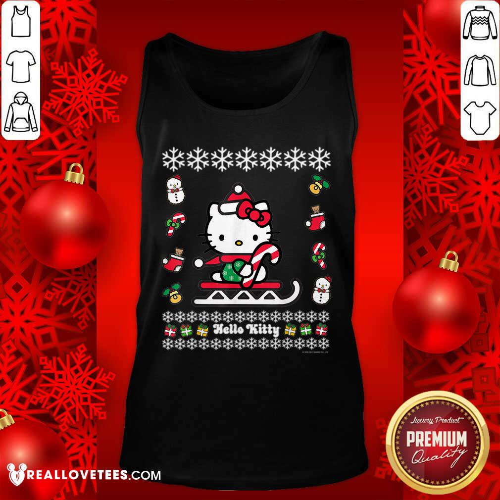 Awesome Hello Kitty Ugly Christmas Shirt - Image 2