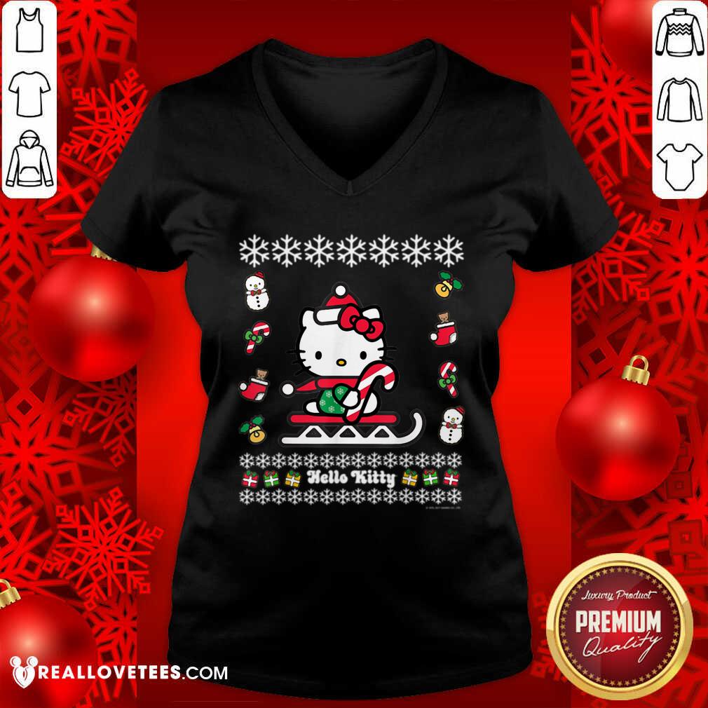 Awesome Hello Kitty Ugly Christmas Shirt - Image 5