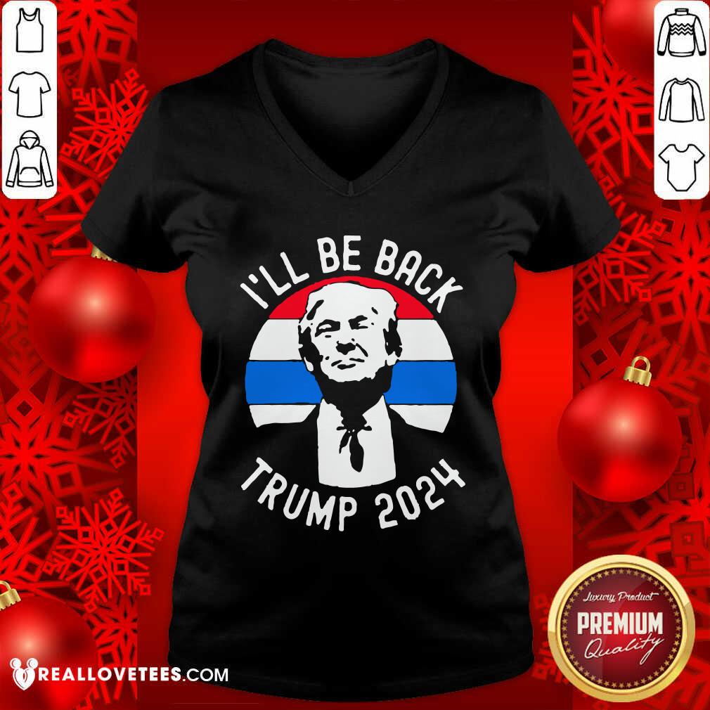 Beautiful I’ll Be Back Trump 2024 Vintage Shirt - Image 5