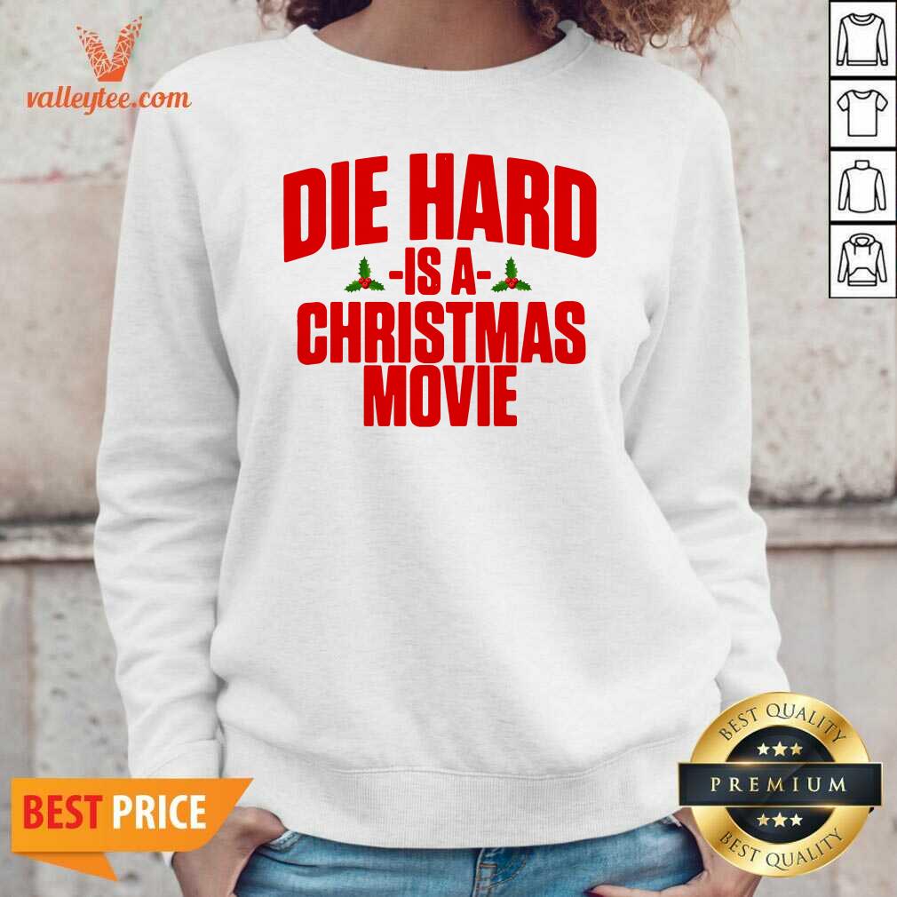 Beautiful Die Hard Is A Christmas Movie Shirt - Image 2