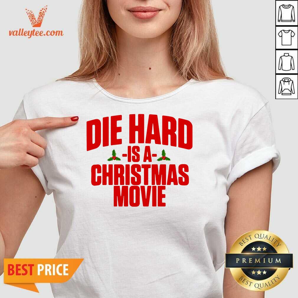 Beautiful Die Hard Is A Christmas Movie Shirt - Image 4