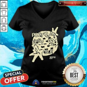 Alternative view of Awesome Portola A Fest '24 San Francisco 9 29 30 Disco Pier 80 T-Shirt