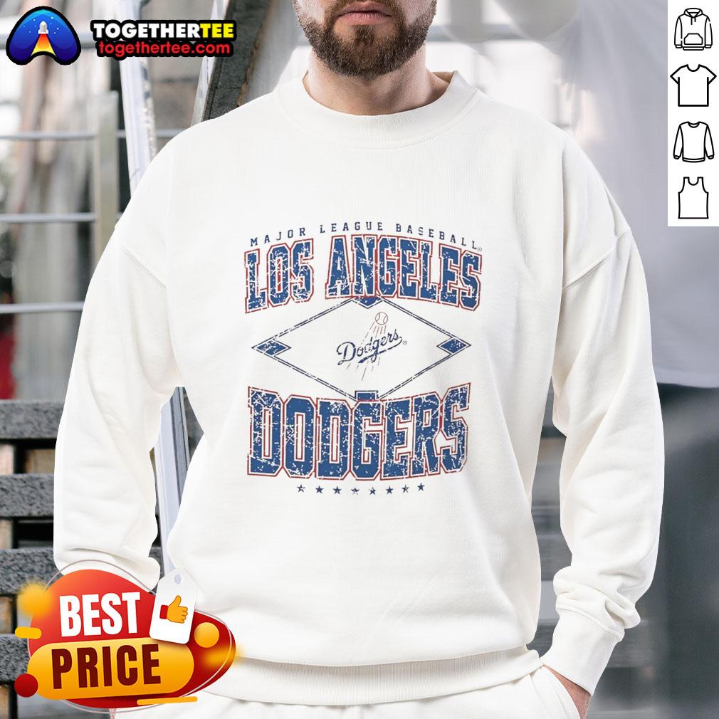 Official Los Angeles Dodgers Major League Baseball Cooperstown Diamond T-Shirt - Image 5