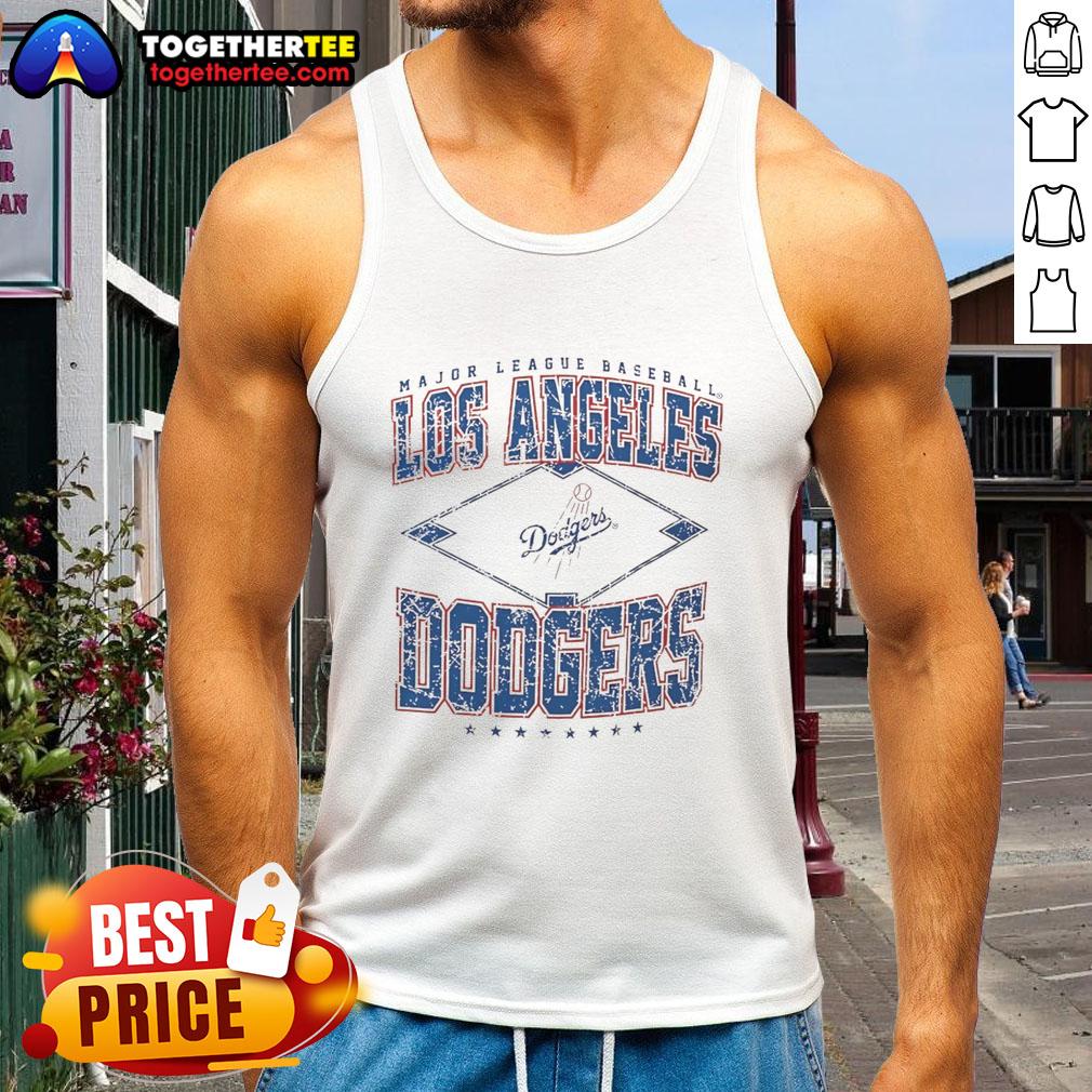 Official Los Angeles Dodgers Major League Baseball Cooperstown Diamond T-Shirt - Image 4
