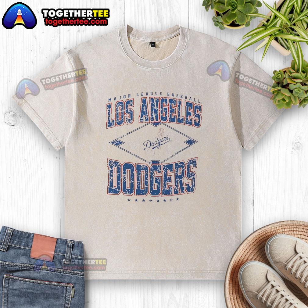 Official Los Angeles Dodgers Major League Baseball Cooperstown Diamond T-Shirt - Image 6