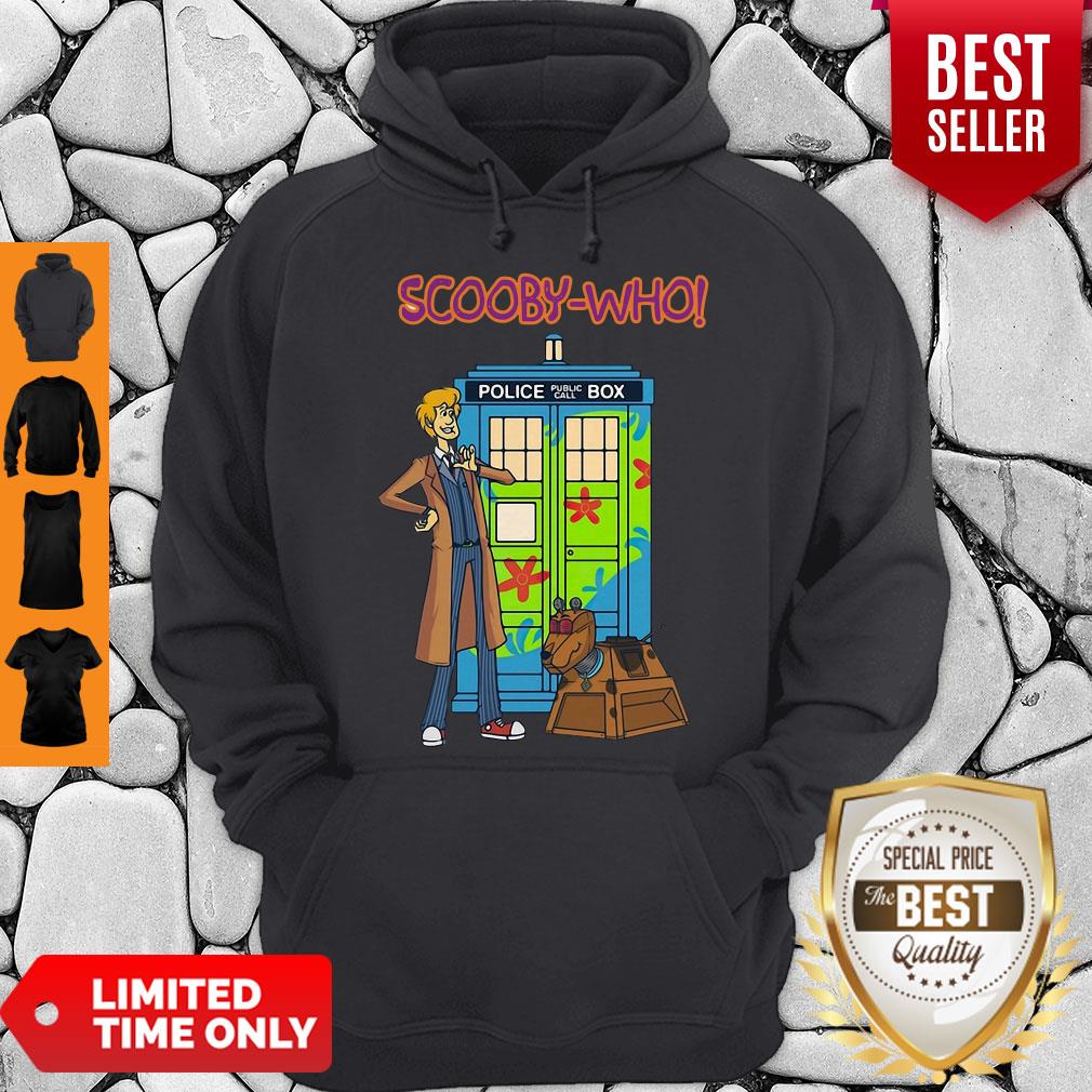 Nice Tardis Scooby Who – Funny Doctor Scooby Police Box Shirt - Image 3