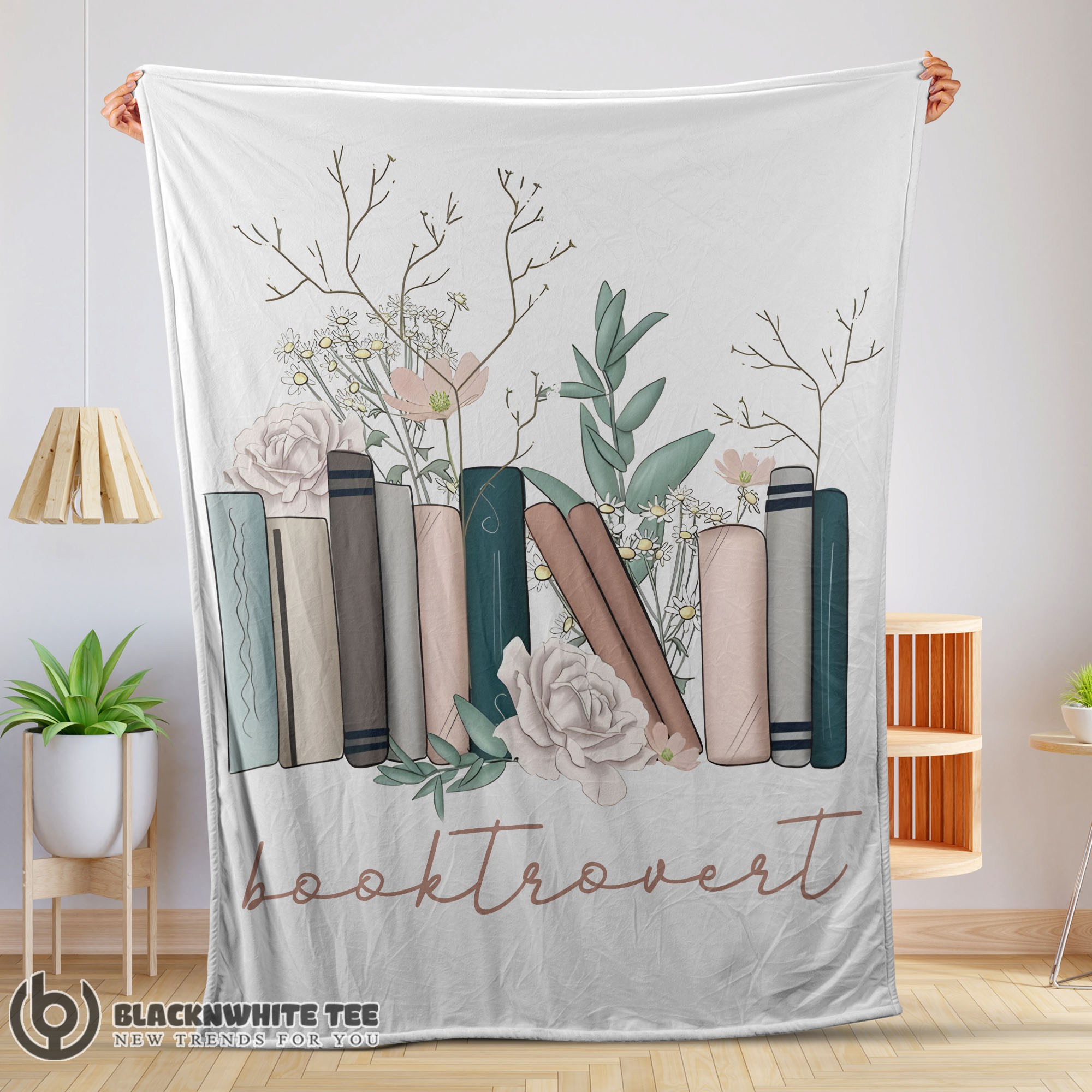 Awesome Perfect Vintage Floral Book Lover Blanket Fleece