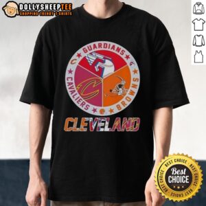 Good Cleveland City Sports Guardians Browns Cavaliers Logo T-Shirt