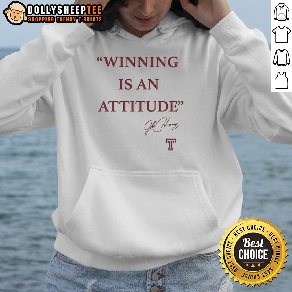 Top Winning Is An Attitude Signature T-Shirt - Image 2