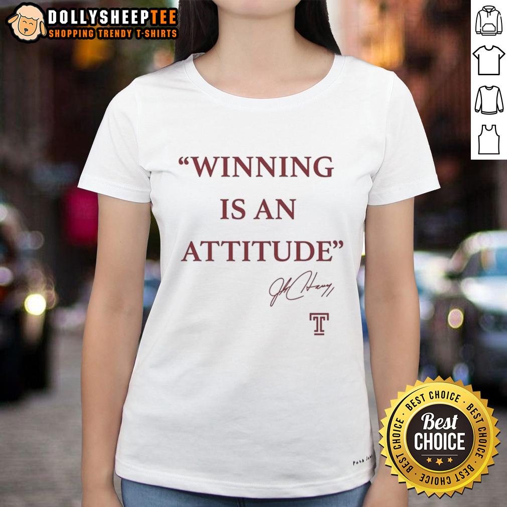 Top Winning Is An Attitude Signature T-Shirt - Image 3