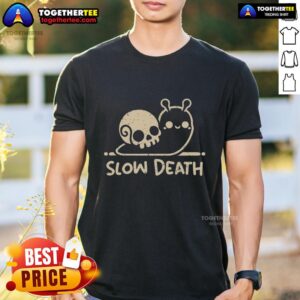 Top Slow Death Snail Skull T-Shirt