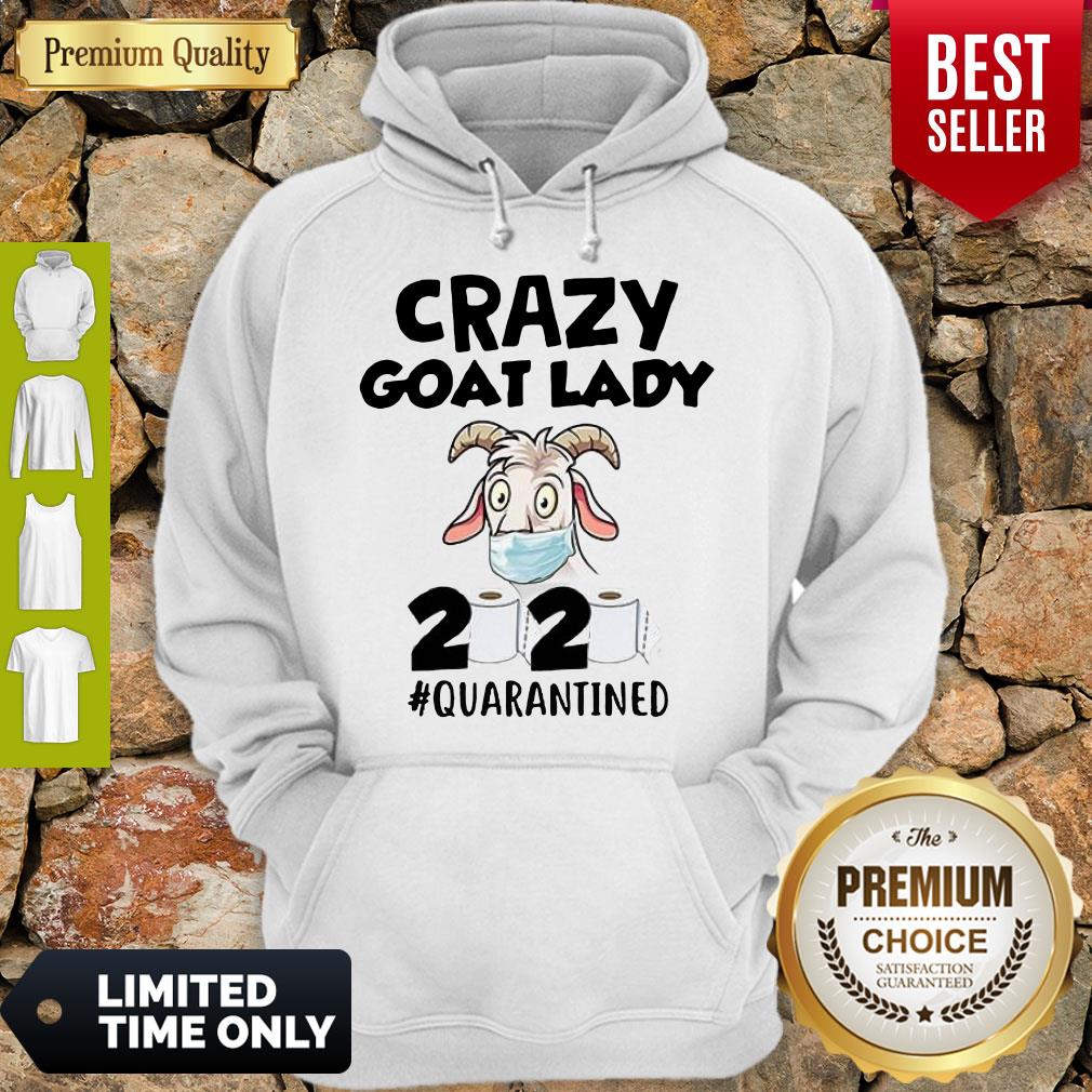 Original Crazy Goat Lady 2020 Quarantined Shirt - Image 5