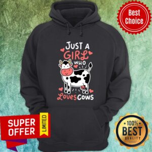 Alternative view of Just A Girl Who Loves Cows Shirt