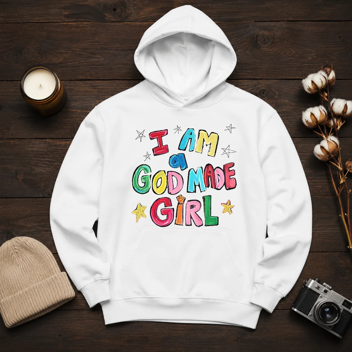 Official I Am A God Made Girl Shirt - Image 6