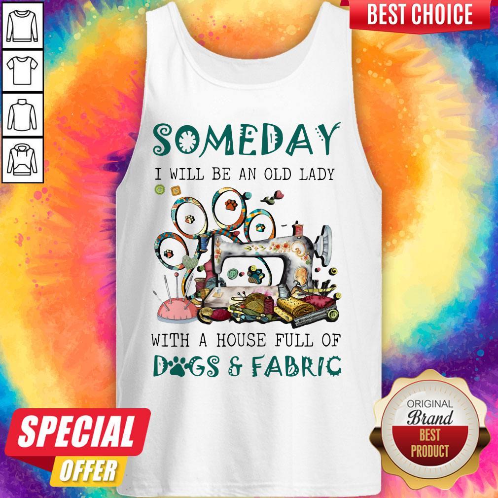 Someday I Will Be An Old Lady With A House Full Of Dogs And Fabric Quilt Shirt - Image 4